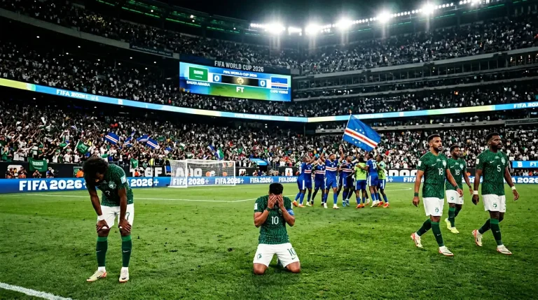 لاعبو المنتخب السعودي يغادرون كأس العالم 2026 بعد التعادل مع كاب فيردي في هيوستن