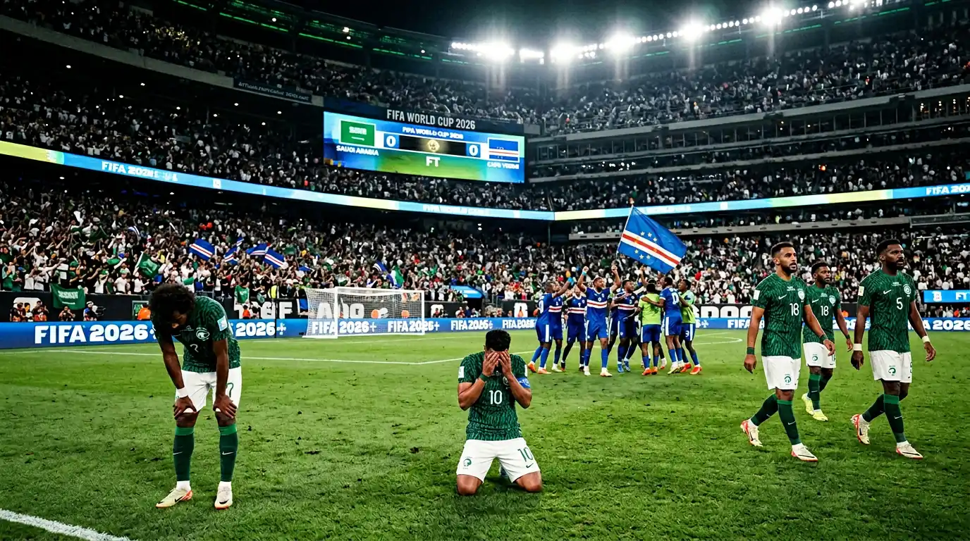 لاعبو المنتخب السعودي يغادرون كأس العالم 2026 بعد التعادل مع كاب فيردي في هيوستن