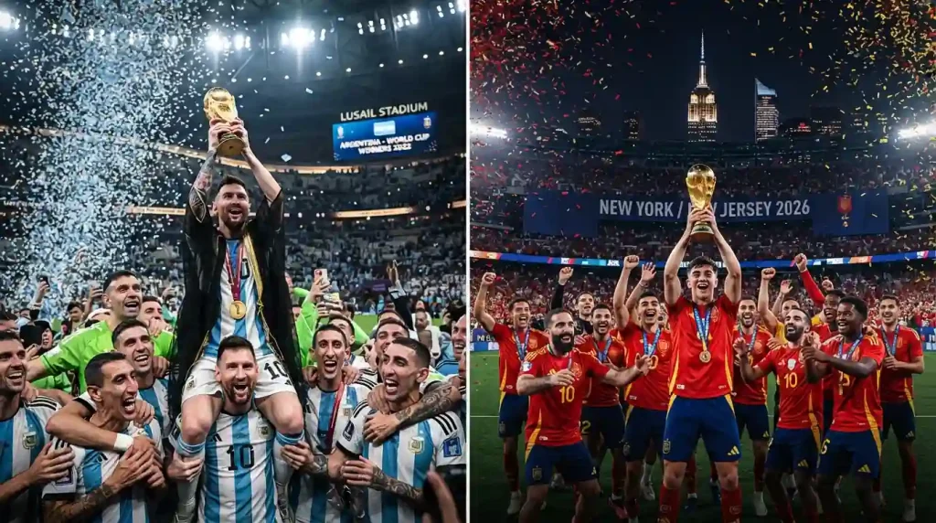 مقارنة بين بطلَي مونديال 2022 الأرجنتين و2026 إسبانيا