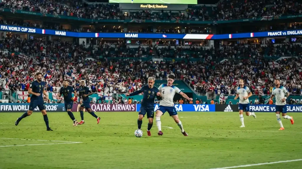 مباراة فرنسا إنجلترا مركز ثالث كأس العالم 2026 في ميامي