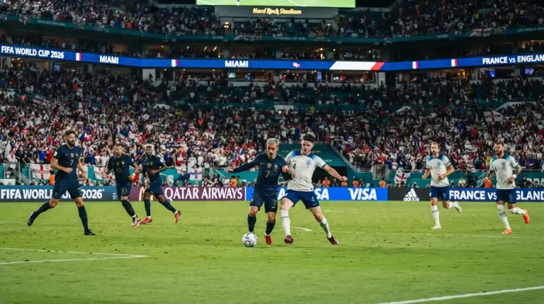 مباراة فرنسا إنجلترا مركز ثالث كأس العالم 2026 في ميامي