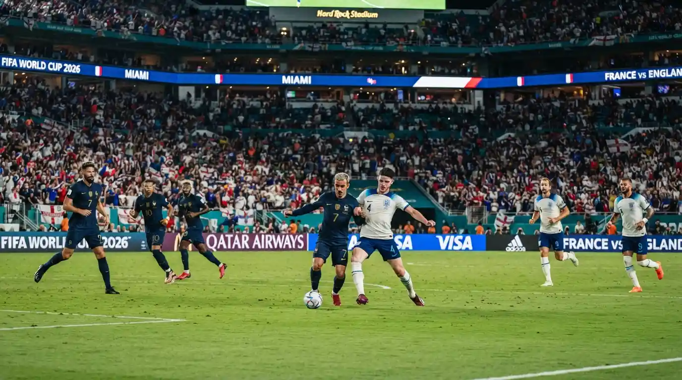 مباراة فرنسا إنجلترا مركز ثالث كأس العالم 2026 في ميامي