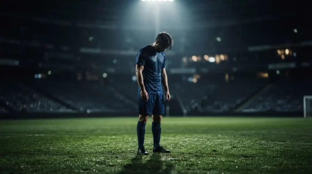 لاعب فرنسي خائب الأمل بعد الخروج من كأس العالم 2026