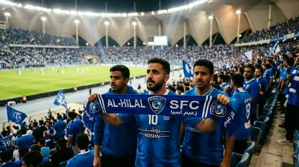 جماهير الهلال تدعم الدوسري بعد الإصابة