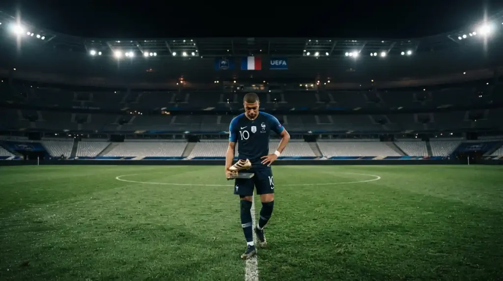 مبابي بالحذاء الذهبي لكن بدون كأس العالم 2026