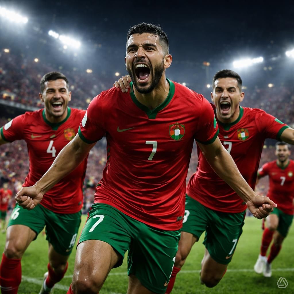 المغرب يحتفل بالتأهل التاريخي لربع نهائي كأس العالم 2026