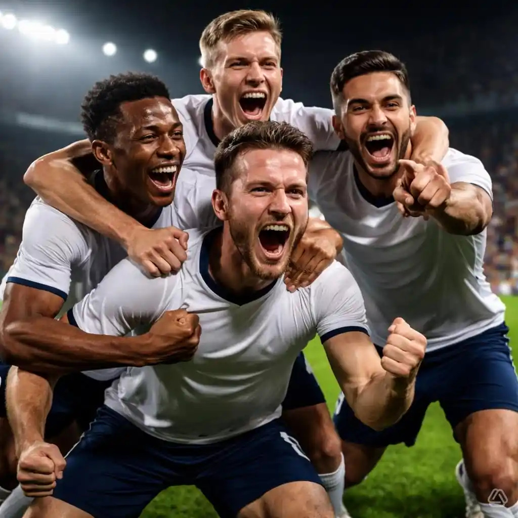 احتفال منتخب المغرب بهدف في كأس العالم 2026
