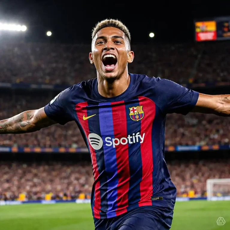 رافينيا نجم برشلونة البرازيلي وسط تقارير اهتمام الهلال والنصر السعوديين بالتعاقد معه في الميركاتو الصيفي 2026