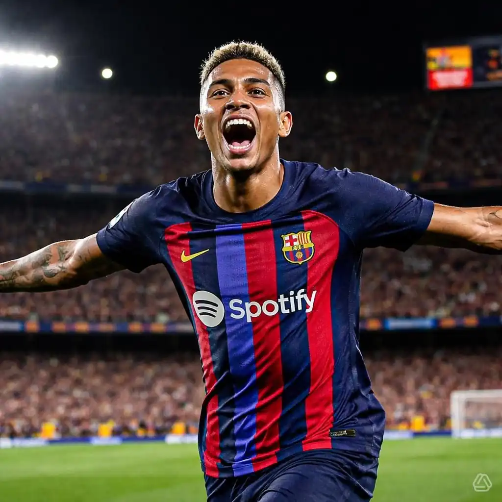 رافينيا نجم برشلونة البرازيلي وسط تقارير اهتمام الهلال والنصر السعوديين بالتعاقد معه في الميركاتو الصيفي 2026