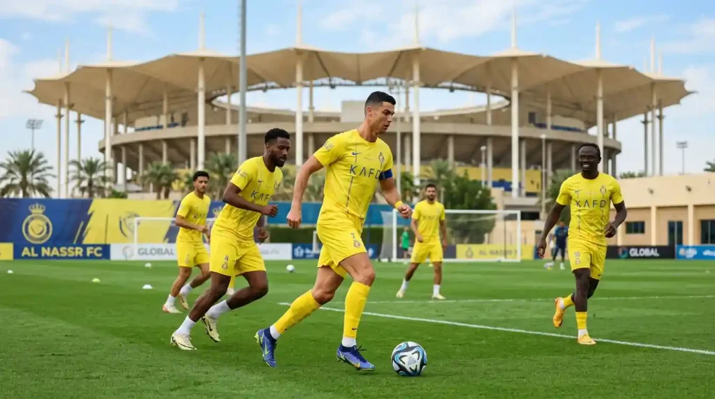 رونالدو يقود تدريبات النصر قبل إعلان صفقة مونديال 2026