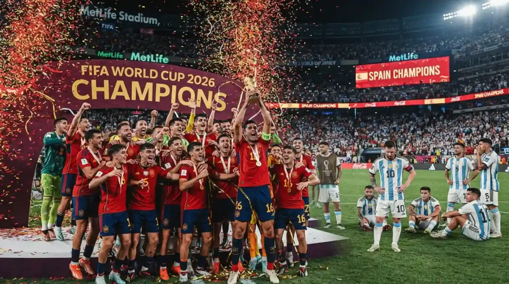إسبانيا تحتفل بكأس العالم 2026 والأرجنتين تغادر بخيبة أمل