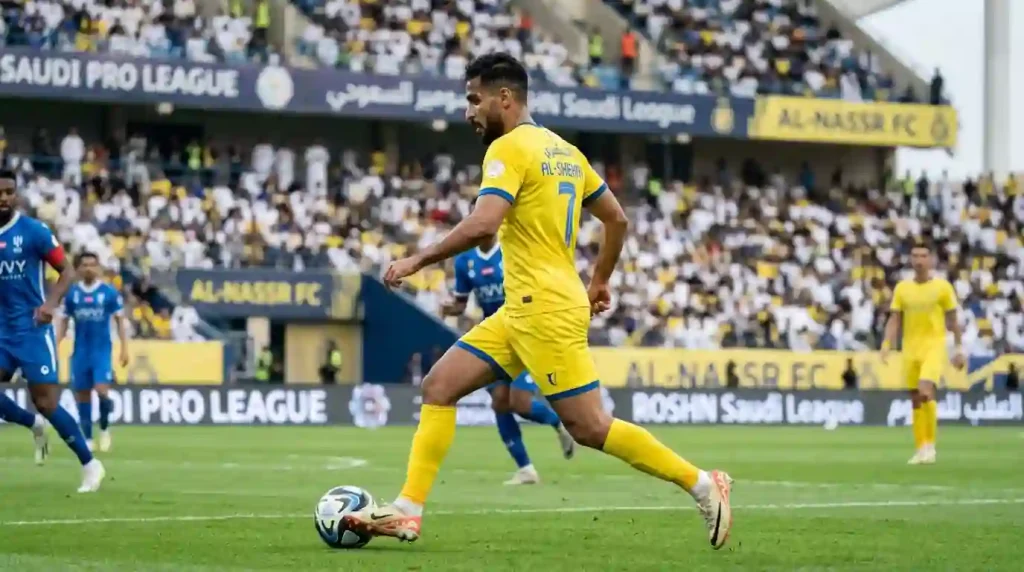 العقيدي خلال إحدى المباريات
