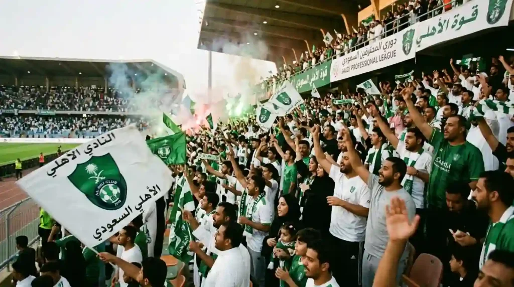 جماهير الأهلي تحتفل بالفوز