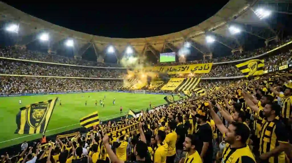 ملعب الاتحاد السعودي استعدادًا لصفقة صلاح