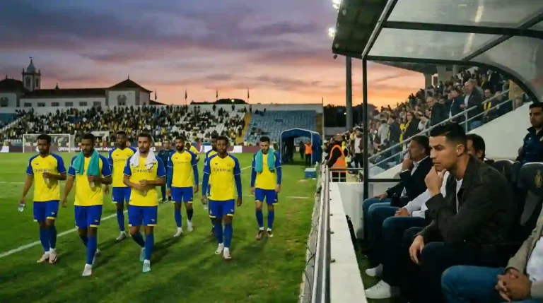 لاعبو النصر في ختام معسكر النصر بالبرتغال