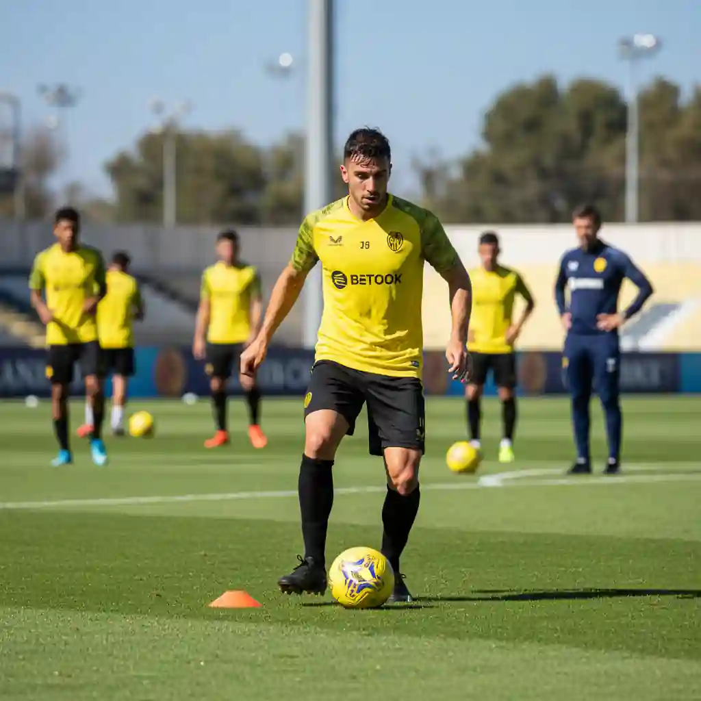 ديبالا خلال التدريبات مع الاتحاد