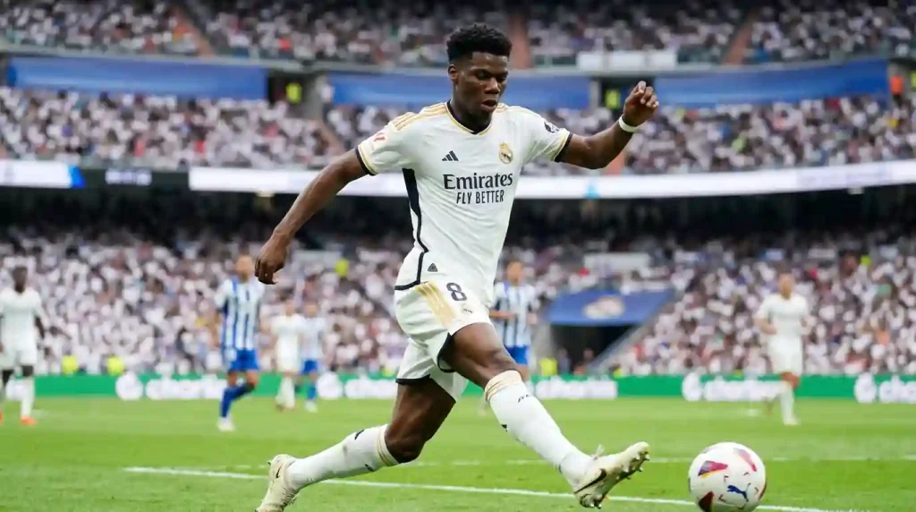 كامافينغا بقميص ريال مدريد