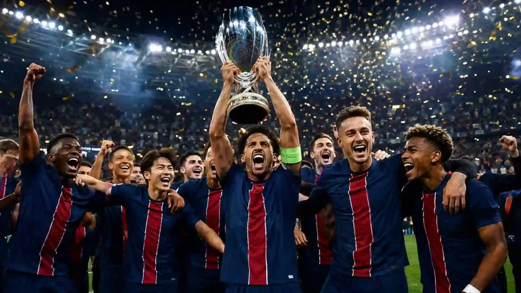 السوبر الأوروبي: باريس سان جيرمان يرفع الكأس بعد الفوز على أستون فيلا
