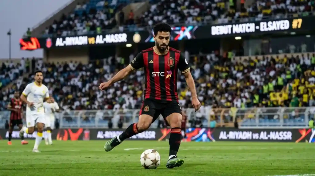 تريزيجيه في ظهوره الأول مع الرياض